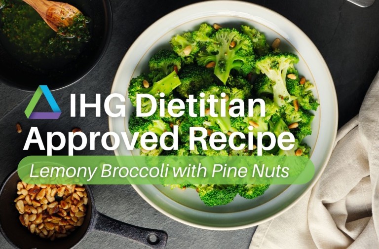 Lemony Broccoli with Pine Nuts