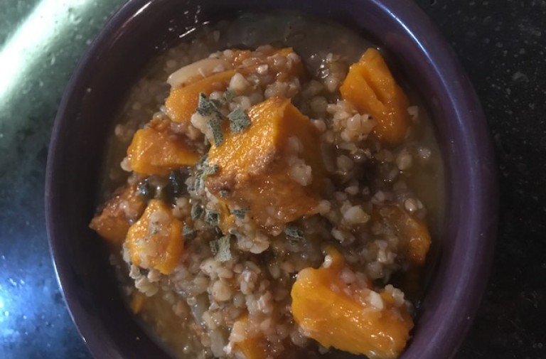 Winter Squash, Buckwheat & Sage Soup