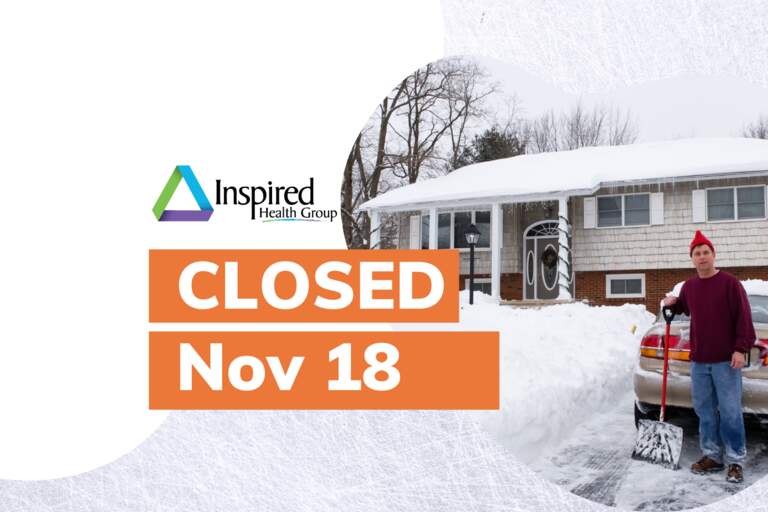 Closed Friday, November 18th, due to Forecasted Winter Storm