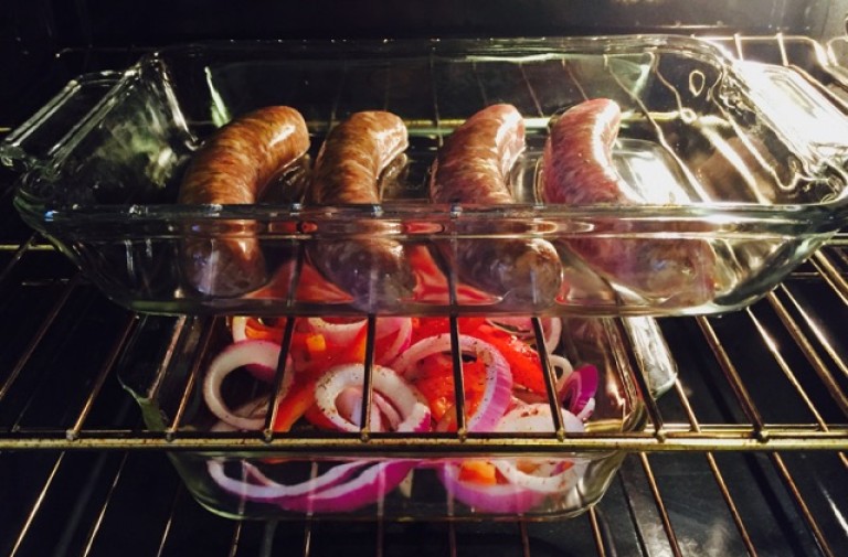 Sausage, Peppers and Onions
