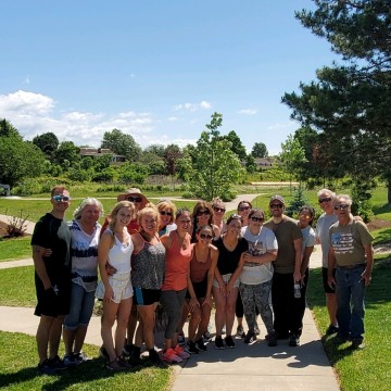 Inspired Health Group Wellness and Healing Garden Clean Up Team
