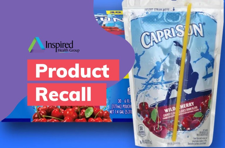 Capri Sun Wild Cherry Flavored Drink Recall