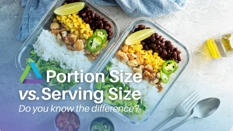Portion Size vs. Serving Size